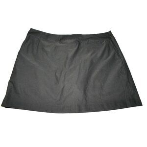 Nike Golf Dri-Fit Skort Womens Size 16 Black Tennis Pickleball Versatile Comfy